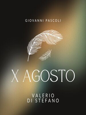 cover image of X agosto